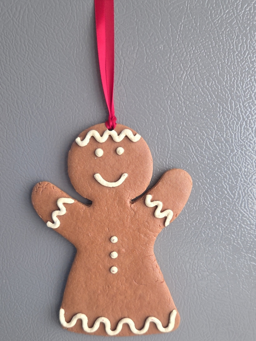 Holiday Gingerbread Girl Ornament -